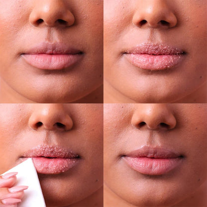 NCLA Beauty Pink Champagne vegan lip exfoliator packaging