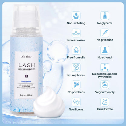 AuReve Lash Cleanser Concentrate dilution measuring cup