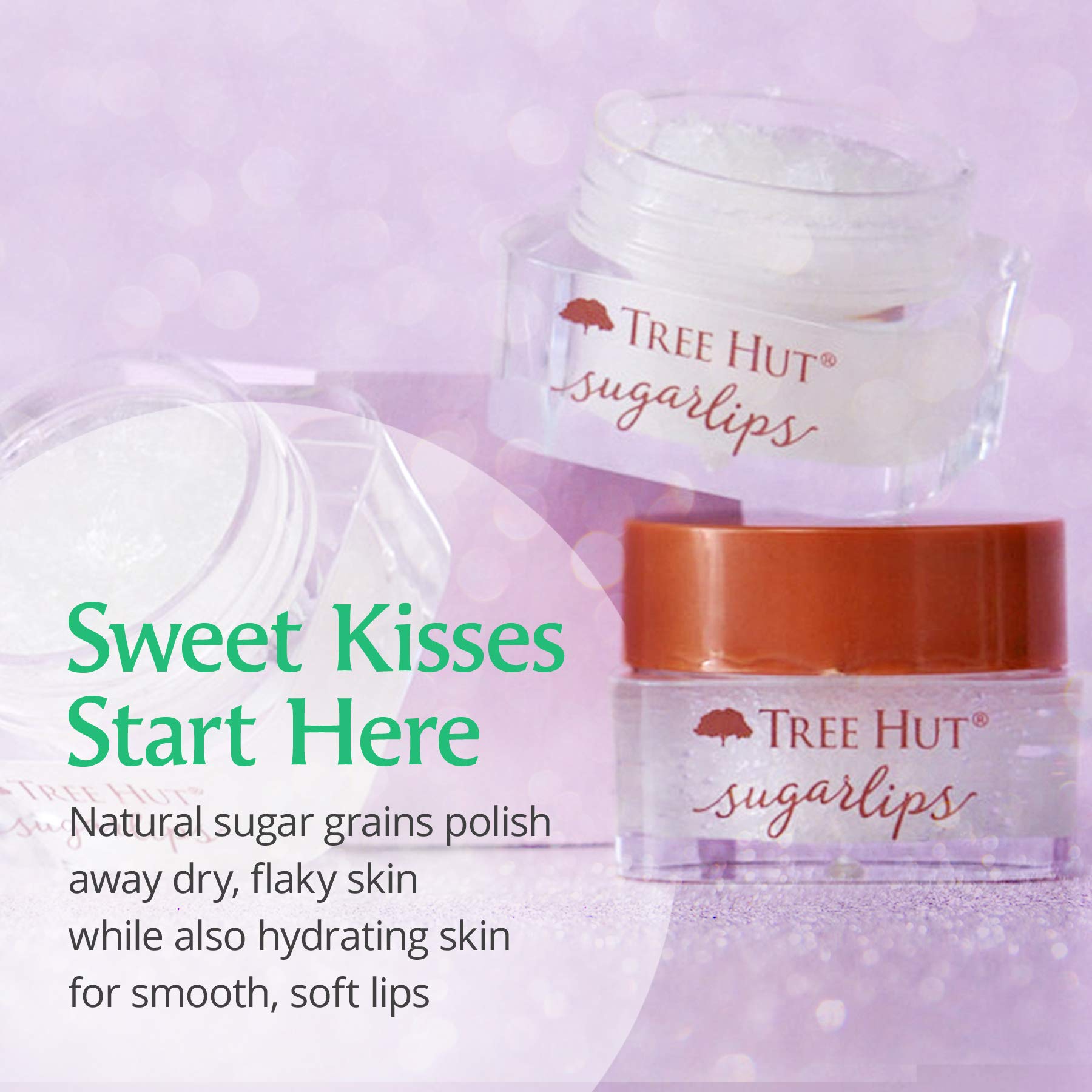 Tree Hut lip scrub texture showing raw sugar crystals
