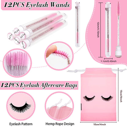 Premium imported USA lash cleanser kit concentrate bottle layout