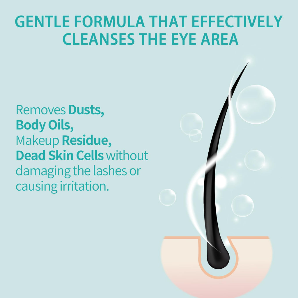 Twilash By Dly Eyelash Extension Shampoo Bulk Cleanser label information closeup