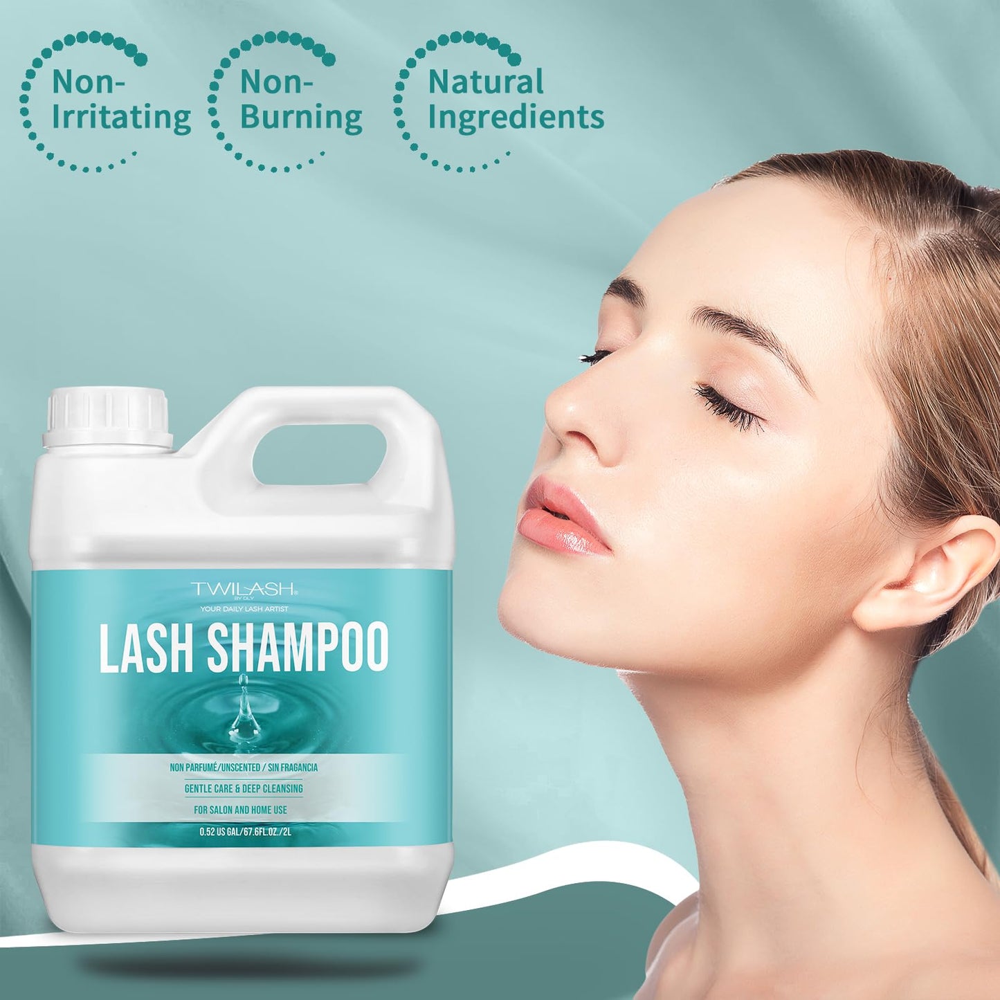 Twilash By Dly 2 Liter Lash Cleanser Packaging