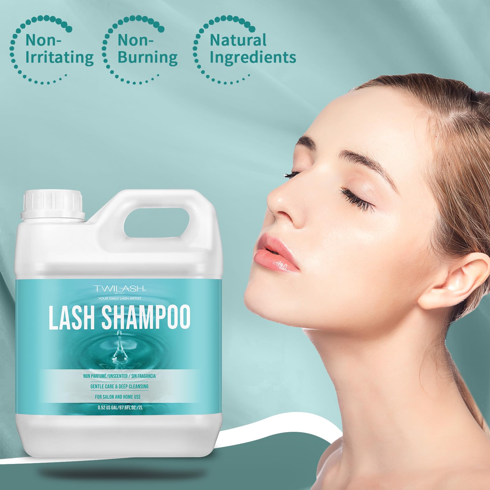 Twilash By Dly 2 Liter Lash Cleanser Packaging
