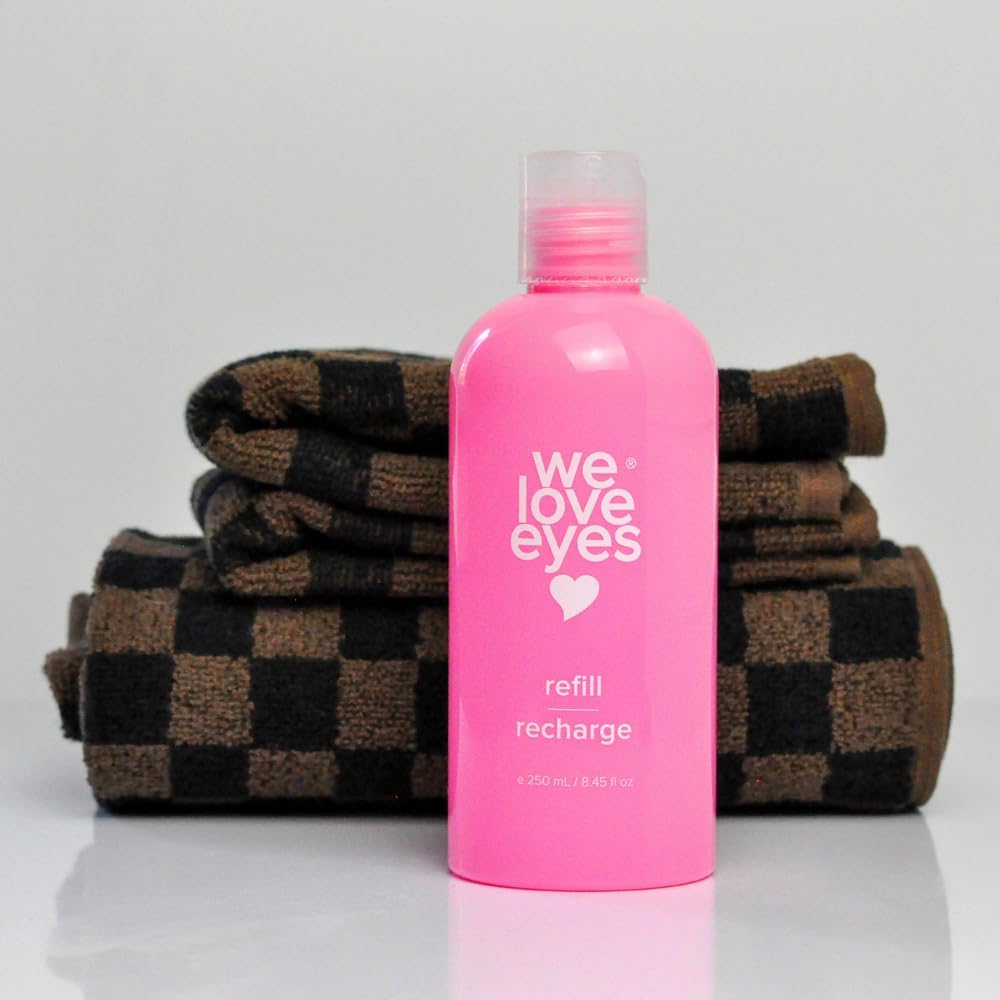 We Love Eyes Tea Tree Water Eyelid Foaming Cleanser side profile showing ingredients