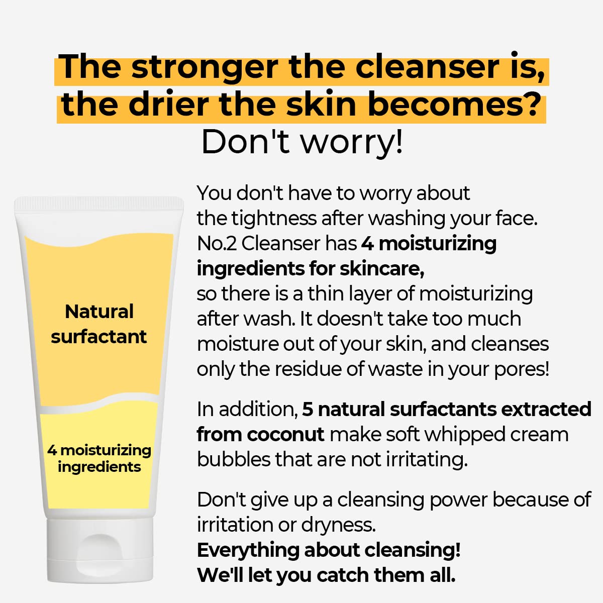 Gentle exfoliating face wash tube showing fluid ounce and milliliter volume measurements