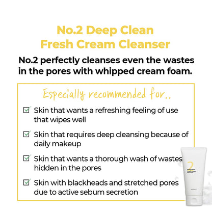 Numbuzin blackhead clearing cream cleanser packaging showing official branding symbols