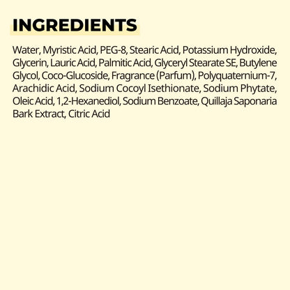 Imported K-beauty deep pore cleansing foam displayed with hydrating skincare ingredients