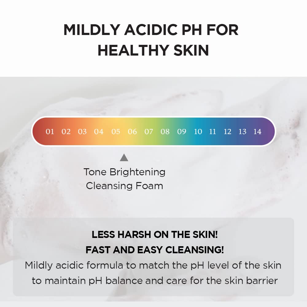 Back label of SKIN1004 Centella Tone Brightening Cleanser detailing directions for use and product information.