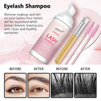 Svecke lash shampoo kit box packaging back details