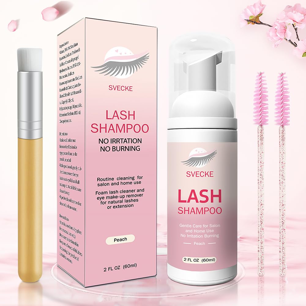 Professional lash extension aftercare cleanser kit