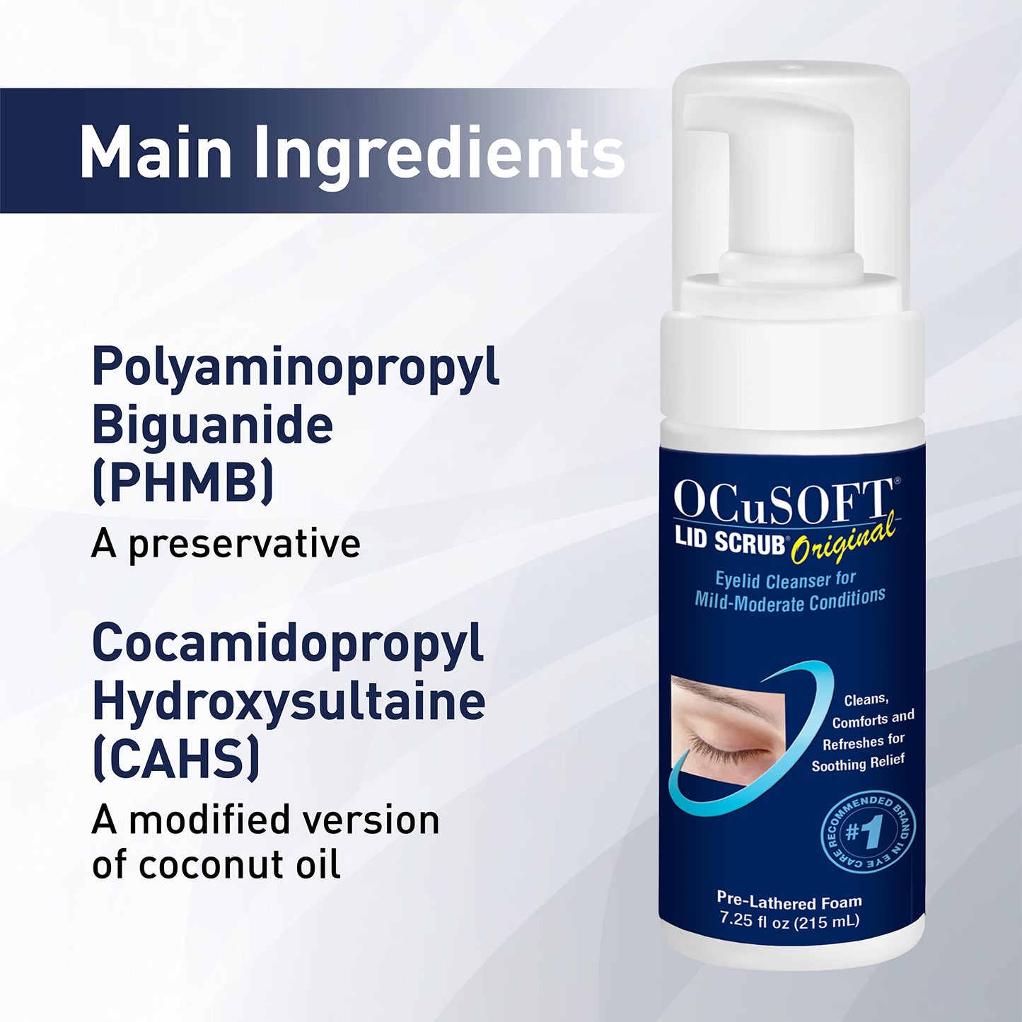 OCuSOFT original mild foaming eye cleanser directions for use