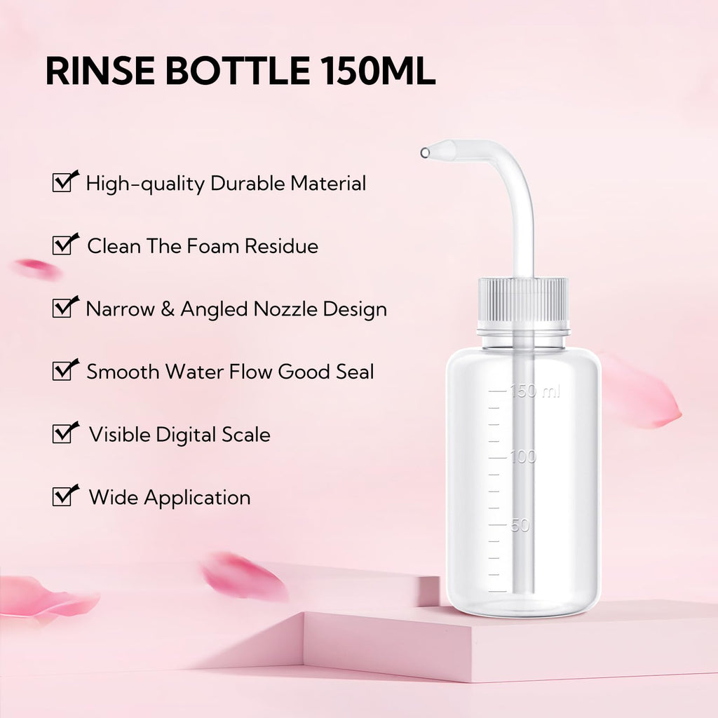 Breylee eyelash cleanser set arranged neatly for home aftercare use