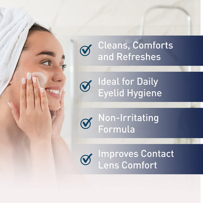 OCuSOFT lid scrub formula for oil and pollen removal