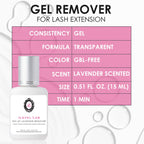 Ilevel Lab Zen Af Lavender Gel Lash Remover packaging label details