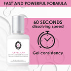 Ilevel Lab Zen Af Lavender Gel Lash Remover texture demonstration