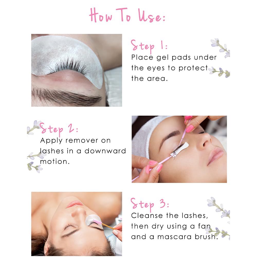 Ilevel Lab Zen Af Lavender Gel Lash Remover professional salon utility