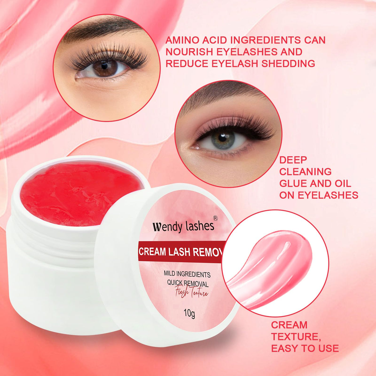 Wendy Lashes Cream Remover lifestyle preview