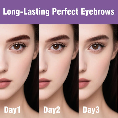 Instructions visualization for peel off brow gel