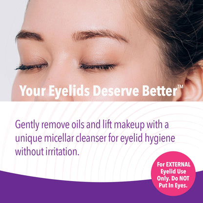 iVIZIA rinse free eyelid makeup remover 3.3 fluid ounces packaging details