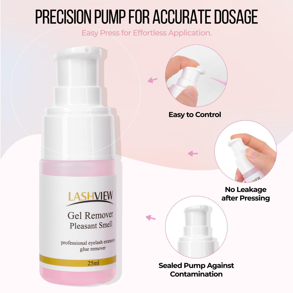 Lashview twenty-five milliliter lash adhesive dissolver