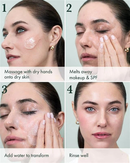 RÃ©Vive Melting Cleanser milky emulsion rinse step