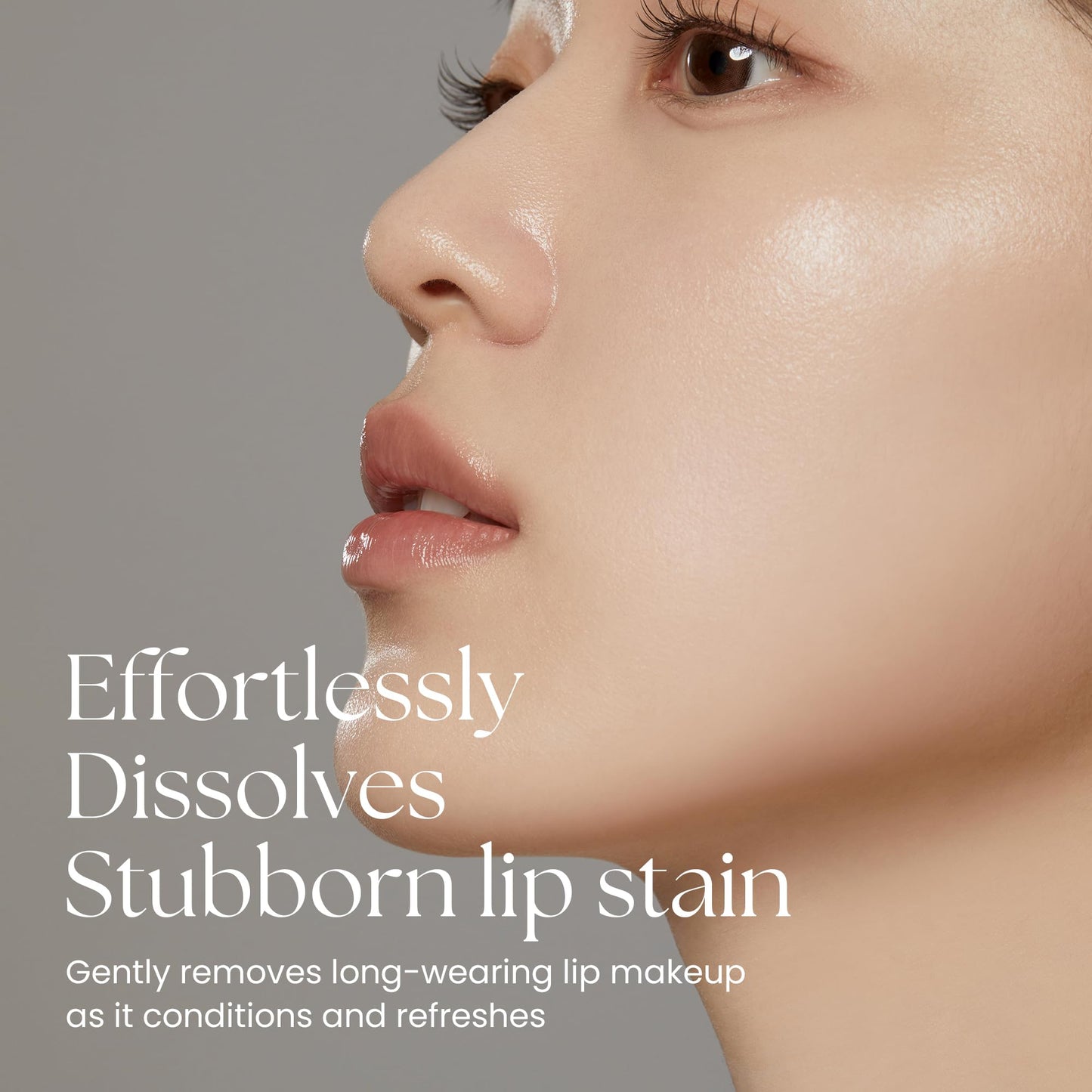 Hypoallergenic lip stain remover cream texture showing gentle exfoliation benefits
