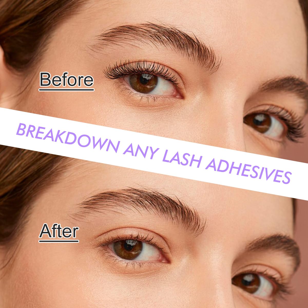 Professional salon grade lash technician cream remover for easy extensions removal.