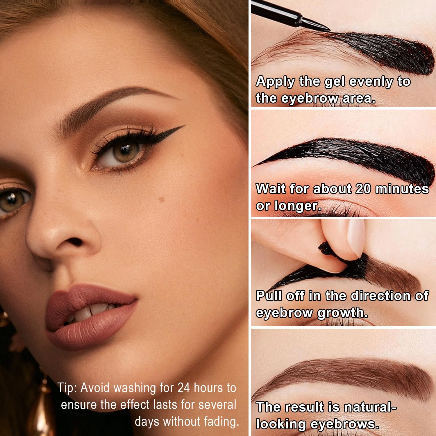 Rudra Retails authentic imported eyebrow gel texture