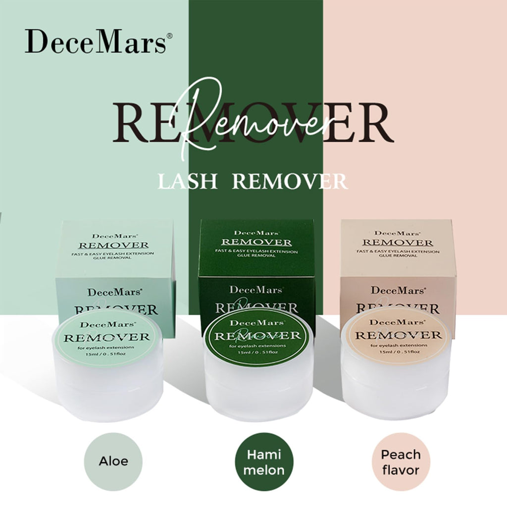 DeceMars sensitive skin lash remover product label