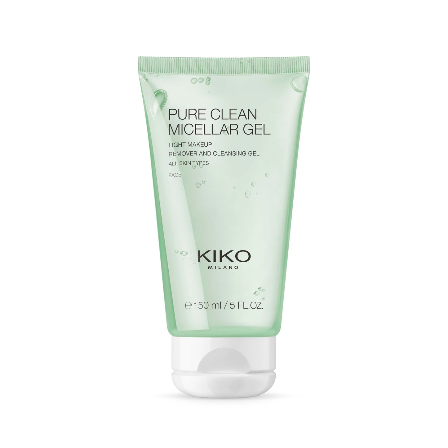 KIKO Milano Pure Clean Micellar Gel packaging details and ingredients list