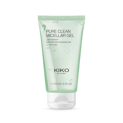 KIKO Milano Pure Clean Micellar Gel packaging details and ingredients list
