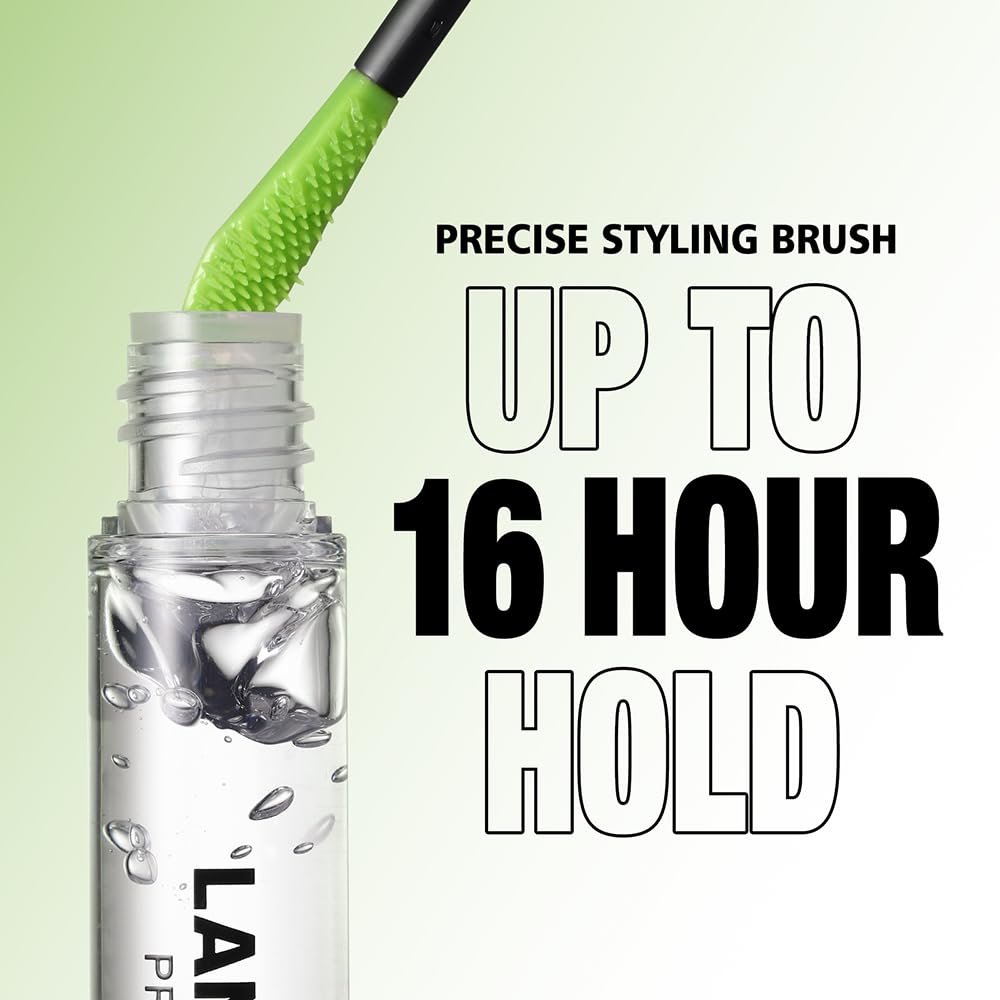 Baisen Diary waterproof brow glue bottle and brush detail