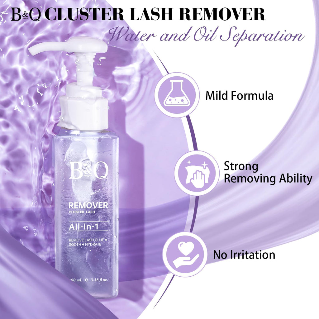 B&Qaugen Lash Remover dual action formula layers