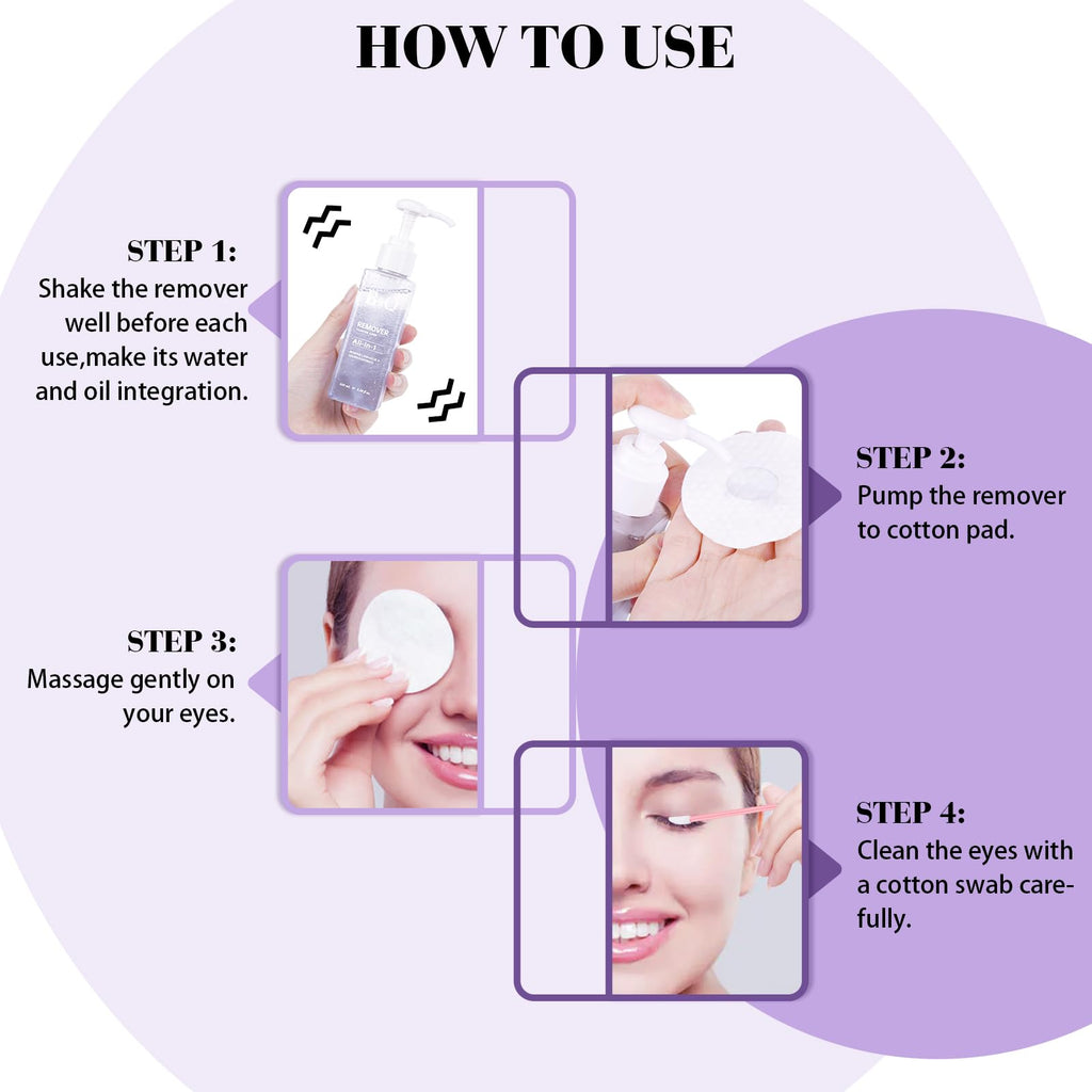 B&Qaugen Lash Remover bottle side profile