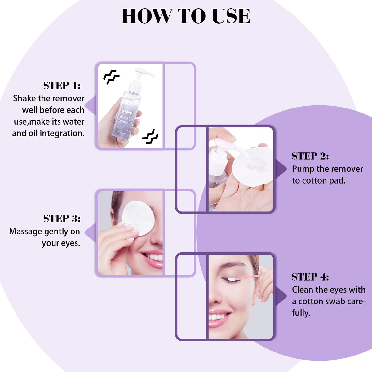 B&Qaugen Lash Remover bottle side profile