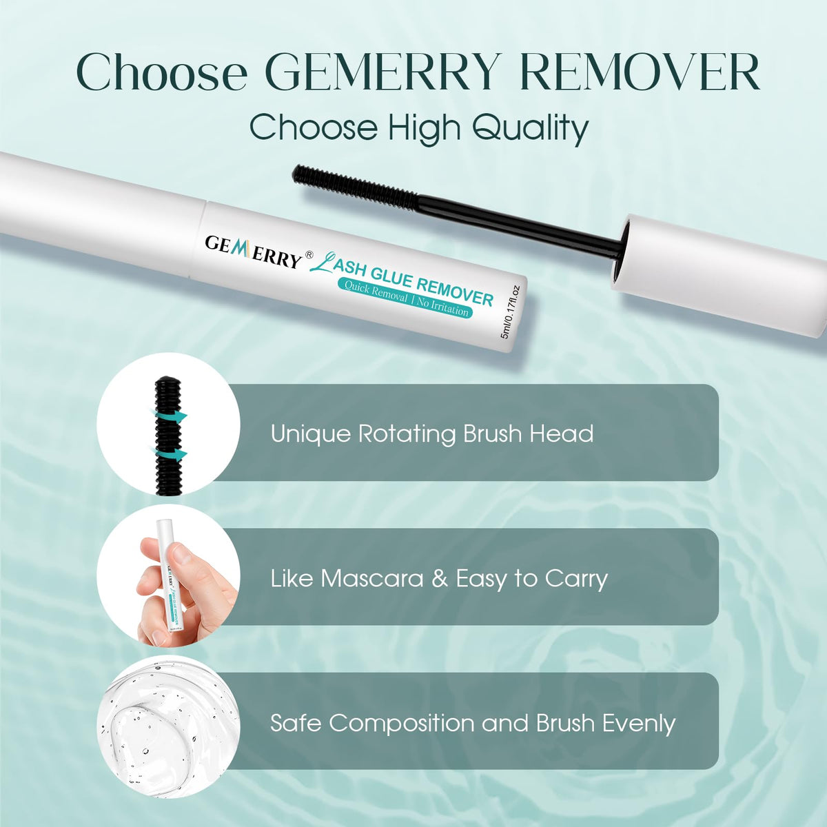 Gemerry adhesive dissolver bottle side profile view