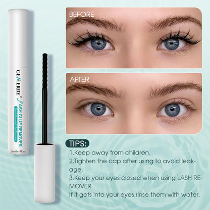 Gemerry 5ml eyelash adhesive remover label detail