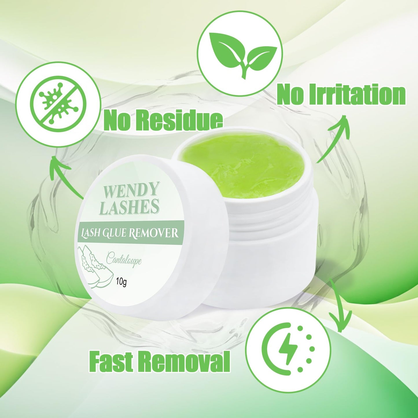 Wendy Lashes glue remover 10g jar packaging