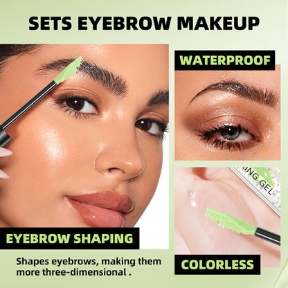 Side profile of Miescher Pro Brow Locking Gel bottle