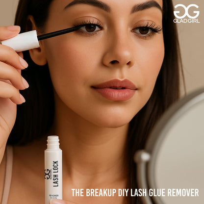 GladGirl The Breakup DIY lash removal tool lifestyle shot