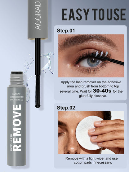 Back view of Aggrad cluster lash adhesive remover box