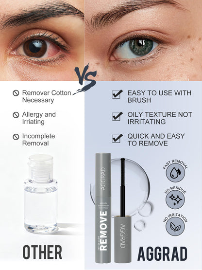 Aggrad lash glue remover set with branding visible