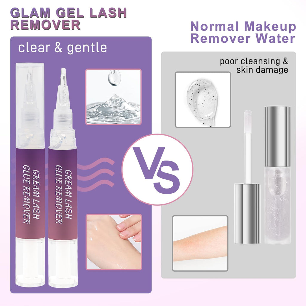 Wendy Lashes cluster lash remover pen label details