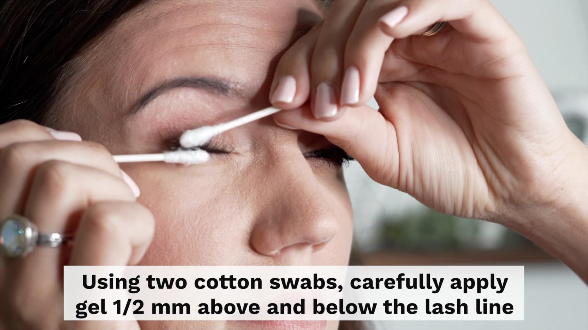 Existing Beauty sensitive lash remover bottle packaging details with clear safety instructions