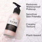 Averr Aglow gelée cleanser texture swatch on cotton pad