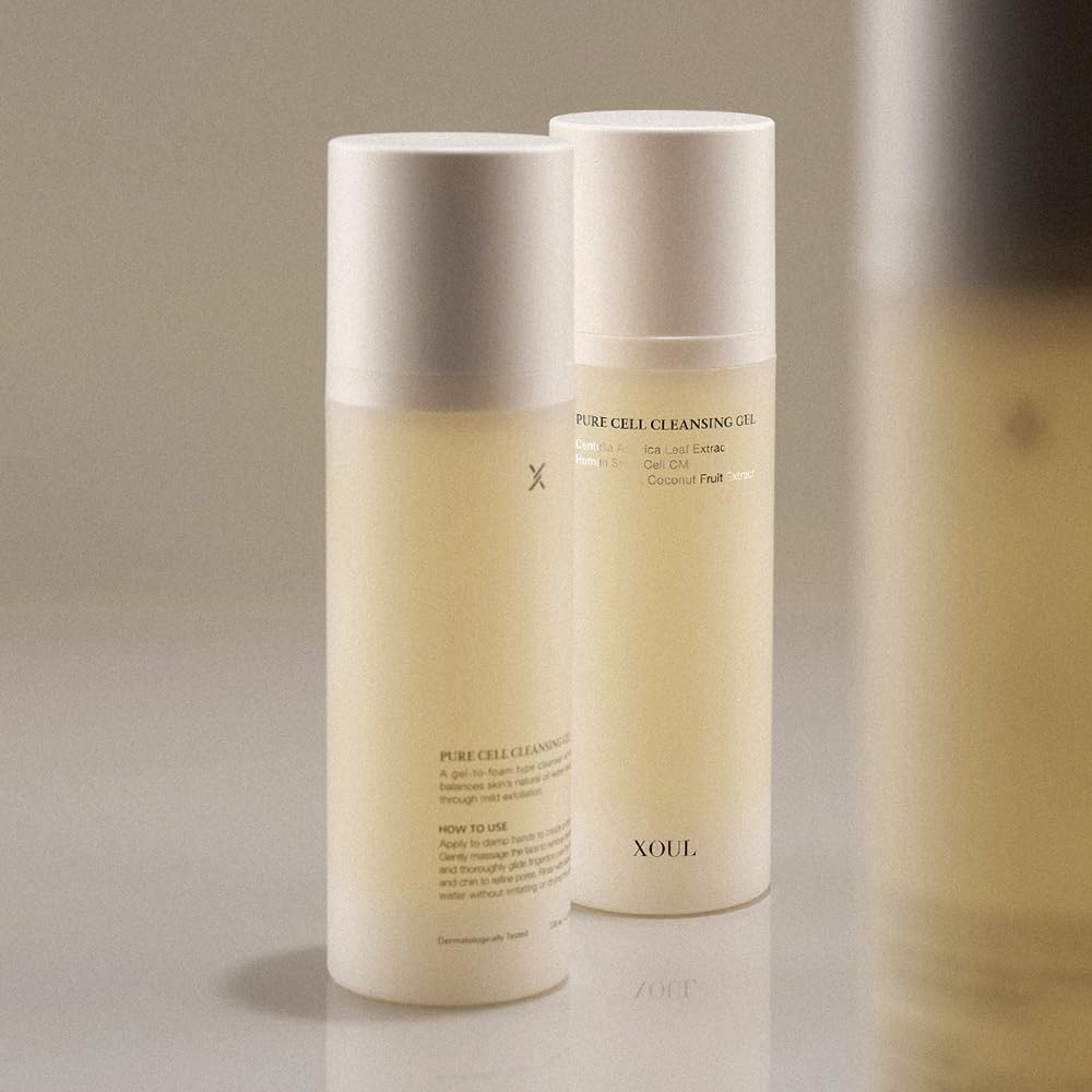 XOUL pure cell formula daily skincare routine bottle