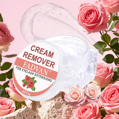 Travel friendly lash glue remover for eyelash extensions