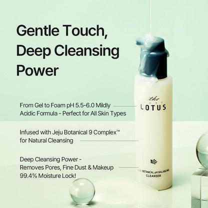Jeju Botanical pH Balancing Cleanser 200ml bottle standing upright