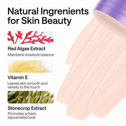 Wonder Family makeup remover stick application on skin