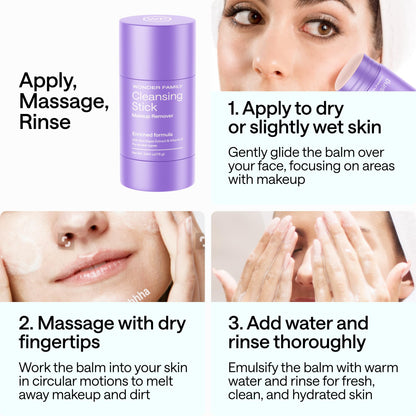 Wonder Family balm to milk cleanser demonstration